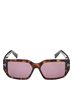 Image of Tom Ford Womens Silvano Square Sunglasses, 56mm