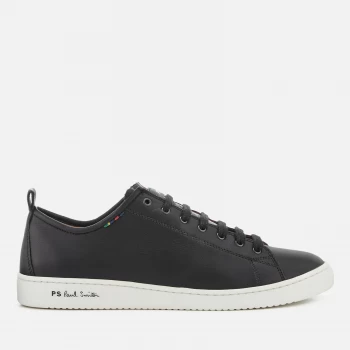 Image of Paul Smith Mens Miyata Leather Low Top Trainers - Black - UK 9 - Black