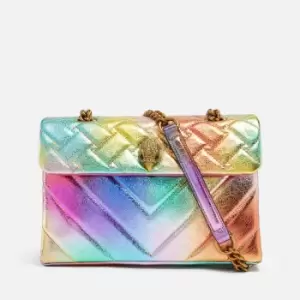 Image of Kurt Geiger London Womens Metallic Leather Kensington Bag - Multi/Other Leather