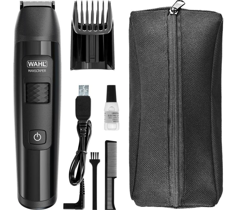 Image of WAHL Manscaper 1065-800 Wet & Dry Body Groomer - Black 5037127030448