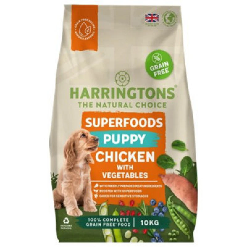 Image of Harringtons Harrington's Grain Free Superfoods Chicken Puppy 10Kg