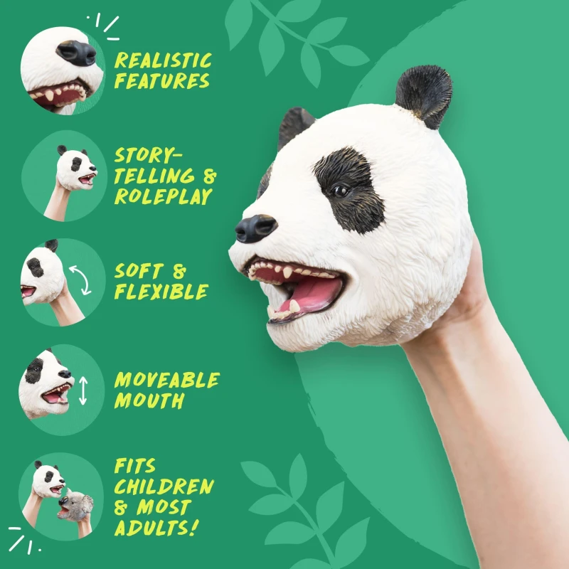 Image of Wild Thingz Hand Puppet - Panda Multi unisex
