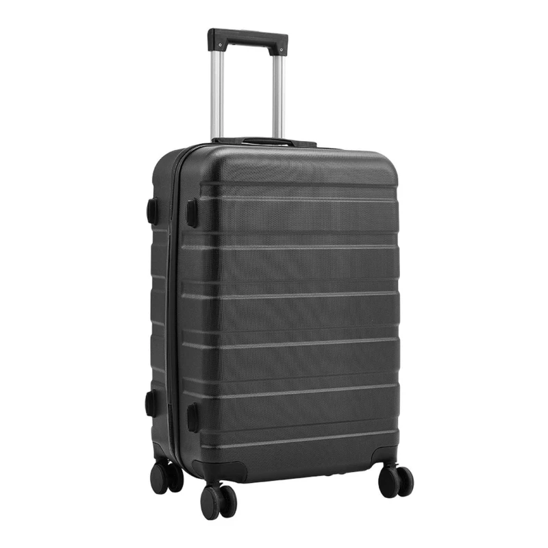 Image of SHEONLY Hardshell Rolling Suitcase 28 Purple Black unisex 28in