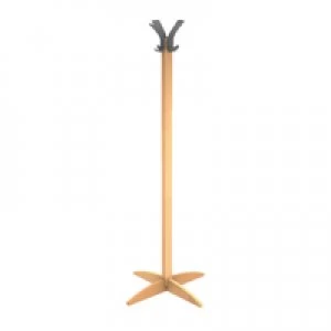 Image of Alba Natty Coat Stand Beech ALB74317