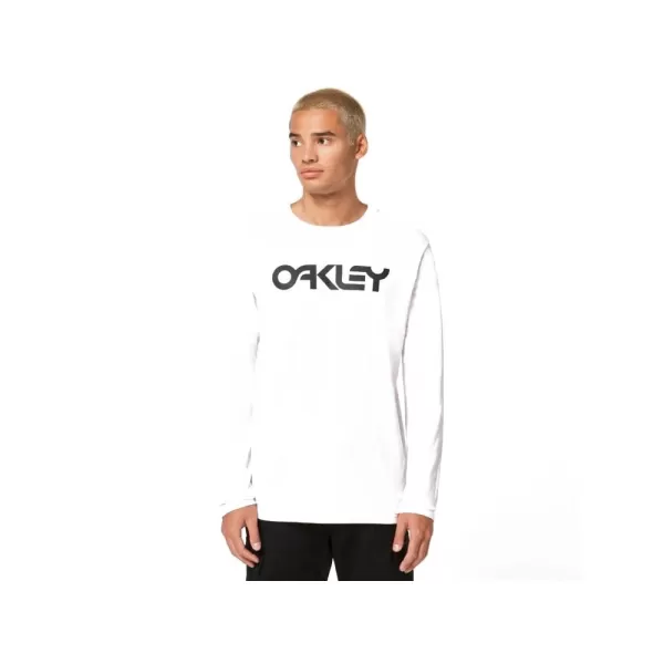 Image of Oakley MARK II L/S TEE 2.0 T-SHIRT White/Black - M