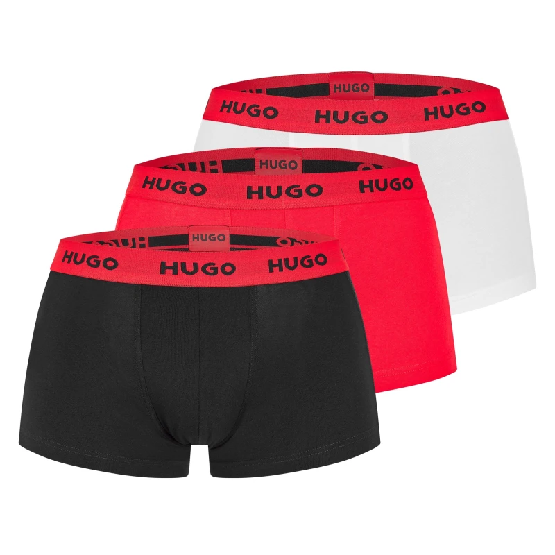 Image of Hugo 3 Pack Boxer Shorts - Multi Multi XL