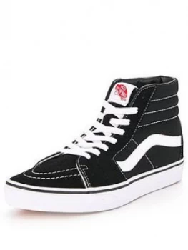 Image of Vans SK8-Hi - Black/White, Size 13, Men