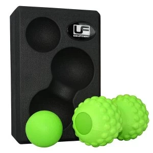 Image of Urban Fitness 3 in 1 Massage Kit Black/Green