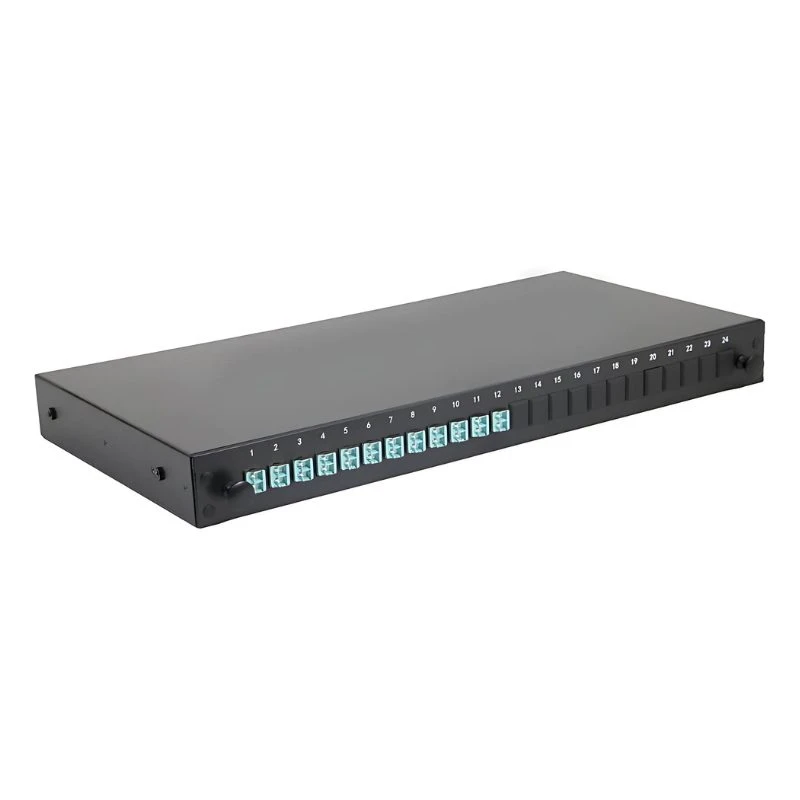 Image of FDL 12 PORT DUPLEX (24 FIBRE) LC MULTIMODE PATCH PANEL
