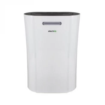 Image of GRADE A1 - electriQ 12 litre Dehumidifier for 3 bed house with Digital Humidistat and Air Purifier