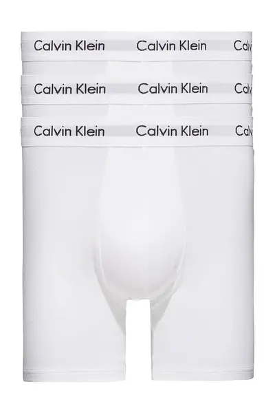 Image of Calvin Klein 3 Pack Cotton Stretch Boxer Brief White