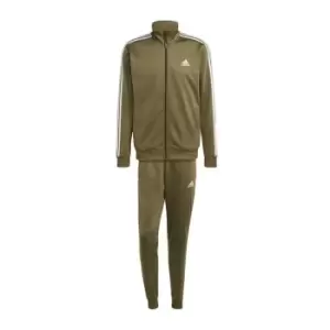 Image of adidas Basic 3-Stripes Tricot Tracksuit Mens - Green