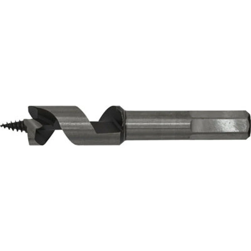 Image of Loops 16 x 100mm Hardened Auger Wood Drill Bit - Hexagonal Shank - Woodwork Timber Multi