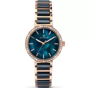 Image of Ladies Accurist Womens Ceramic Bracelet Watch Watch