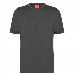 Image of Slazenger Plain T Shirt Mens - Charcoal Marl