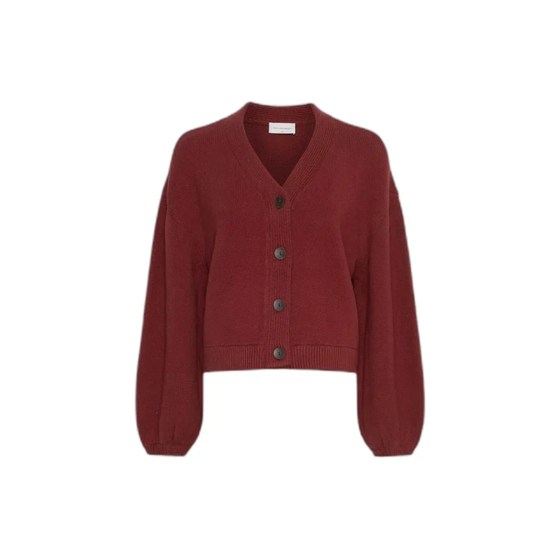 Image of moss copenhagen Womens cardigan Moss Copenhagen Zafina Rouge Female XS/S
