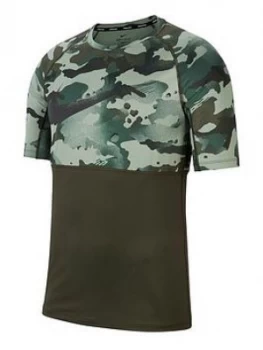 Image of Nike Training T-Shirt, Camo, Size 2XL, Men