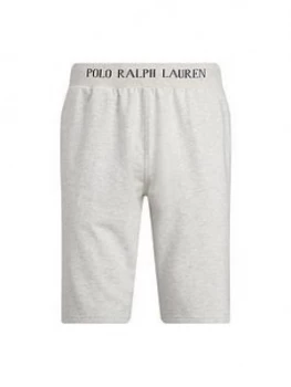 Image of Polo Ralph Lauren Jersey Sleep Lounge Shorts - English Heather Size M Men