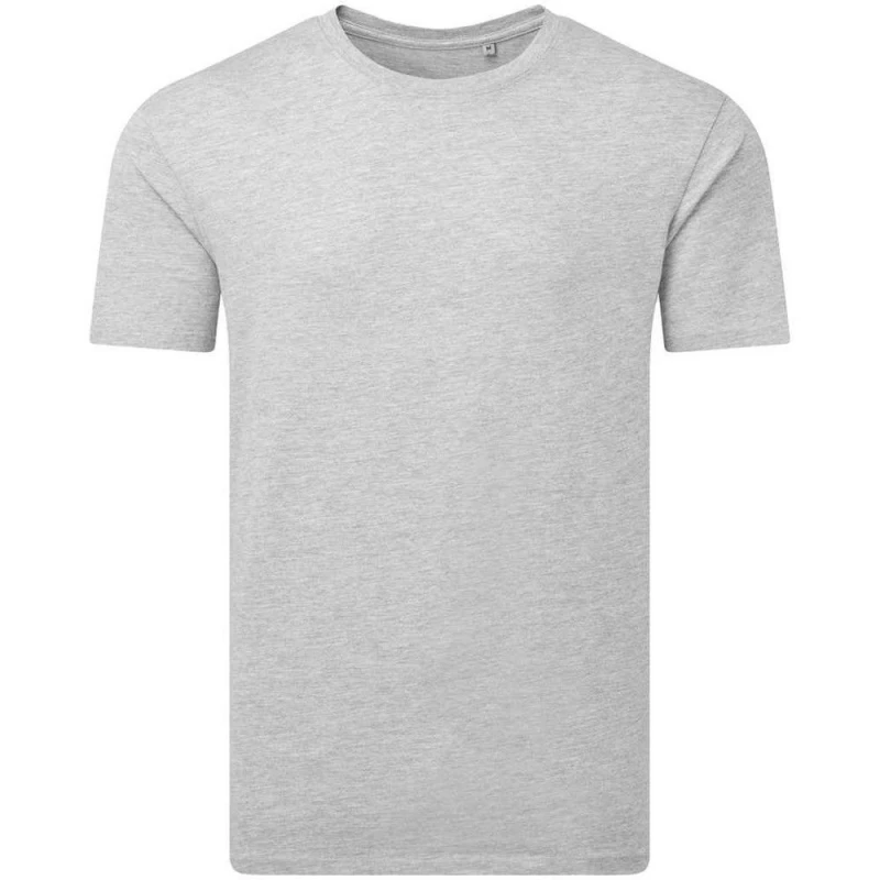 Image of Anthem Mens Textured Marl Midweight T-Shirt in Grey Size: XS Grey Male XS