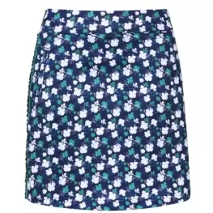 Image of Callaway Mini Floral Skirt - Blue
