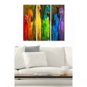 Image of MDF249153832 Multicolor Decorative MDF Painting (3 Pieces)