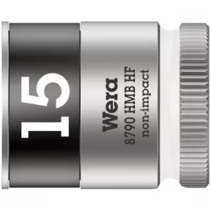 Image of Wera 05003749001 8790 HMB HF Zyklop Socket 3/8" Drive 15 x 29mm