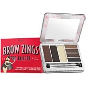 Image of benefit Brow Zings Pro Brow Wax & Powder Palette Medium/Deep