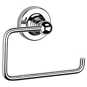 Image of Croydex Worcester Flexi-Fix Chrome Toilet Roll Holder