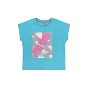 Image of Reebok Logo T-Shirt Junior Girls - Blue