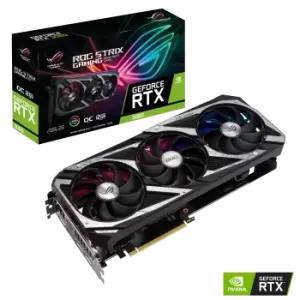 Image of Asus Nvidia GeForce RTX 3060 STRIX GAMING OC 12GB GDDR6 PCI-Express Graphics Card - ROG-STRIX-RTX3060-O12G-GAMING