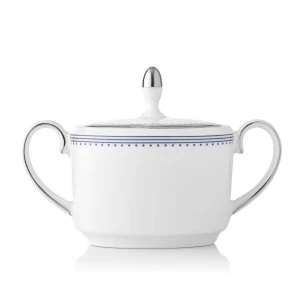 Image of Wedgwood Vera wang grosgrain indigo sugar box