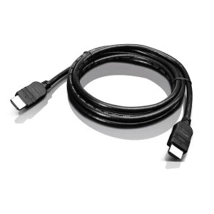 Image of Lenovo 2.0m Type A HDMI Cable (Standard) Black