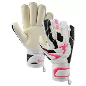 Image of Precision Womens/Ladies Fusion_X.3D Goalkeeper Gloves (8) (White/Black/Pink)