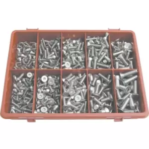 Image of Qualfast Metric Skt Countersunk Head Screw Kit A2 AVG-410PC