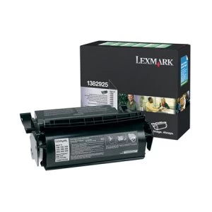 Image of Lexmark 1382925 Black Laser Toner Ink Cartridge