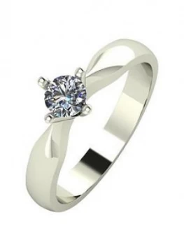 Image of Love Diamond 9Ct Gold 30 Point Diamond Solitaire Ring