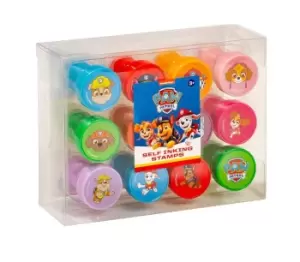 Image of Paw Patrol Multicoloured Self Inking Stamps 12 Pack