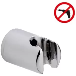 Image of Spaa Shower head support, plastic chrome finish, easy installation without drilling (40343-00000-00) - Tesa