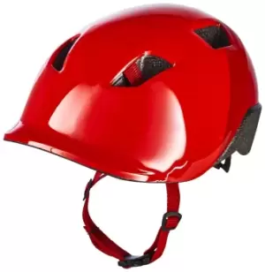 Image of Decathlon Beginner Kids Bike Helmet - Red, 53-56cm