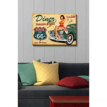 Image of Kanvas Tablo (50 x 70) - 190 Multicolor Decorative Canvas Painting