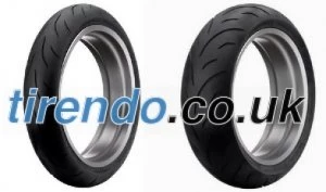 Image of Dunlop Sportmax Qualifier HD 180/55 ZR17 TL (73W) Rear wheel, M/C