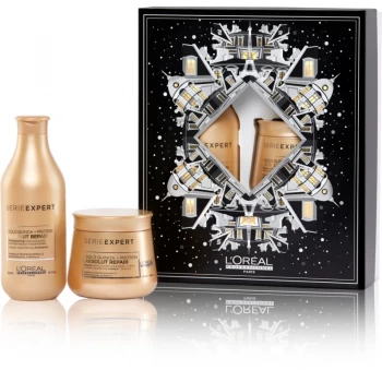 Image of LOreal Professionnel Serie Expert Absolut Repair Gold Quinoa + Protein Gift Set (For Very Damaged Hair)