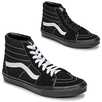 Image of Vans SK8-HI womens Shoes (High-top Trainers) in Black.5,6,6.5,7.5,7,8.5,5.5