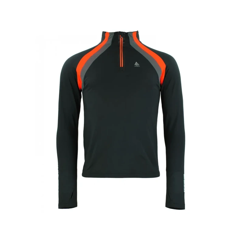 Image of 1st skin T-Shirt with zip Peak Mountain Noir Male 2XL