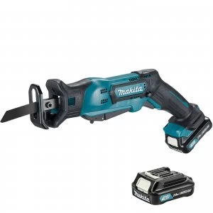 Image of Makita JR105 10.8v Cordless CXT Reciprocating Saw 2 x 2ah Li ion Charger Case