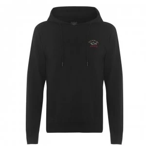 Image of Paul And Shark Crew Logo OTH Hoodie - Black 011