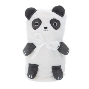 Image of Sass & Belle Panda Soft Fleece Baby Blanket