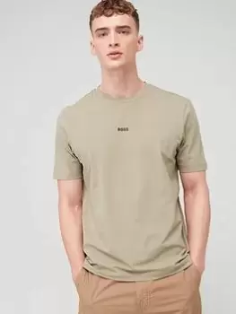 Image of BOSS Tchup Relaxed Fit T-Shirt, Light Green Size M Men