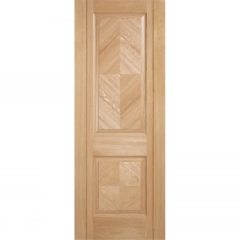 Image of Madrid Internal Prefinished Oak 2 Panel Door - 762 x 1981mm