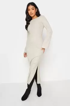 Image of Petite Twist Back Midi Dress